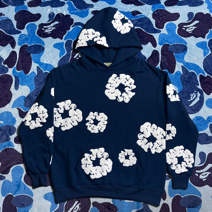 DENIM TEARS THE COTTON WREATH HOODIE NAVY-Drip Store Argentina