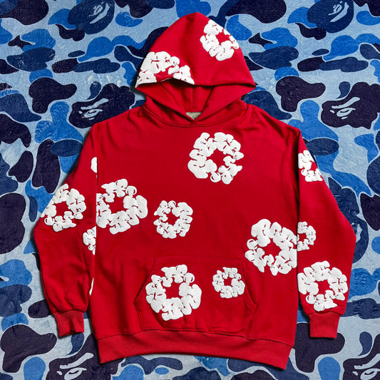 DENIM TEARS THE COTTON WREATH HOODIE RED-Drip Store Argentina