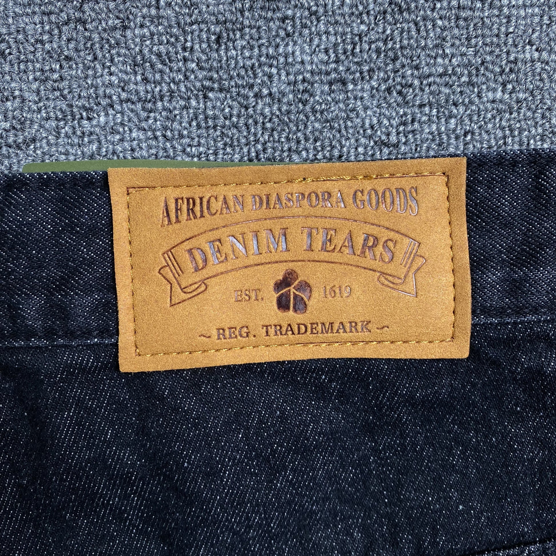 Denim Tears The Cotton Wreath Jean Short Black-Drip Store Argentina