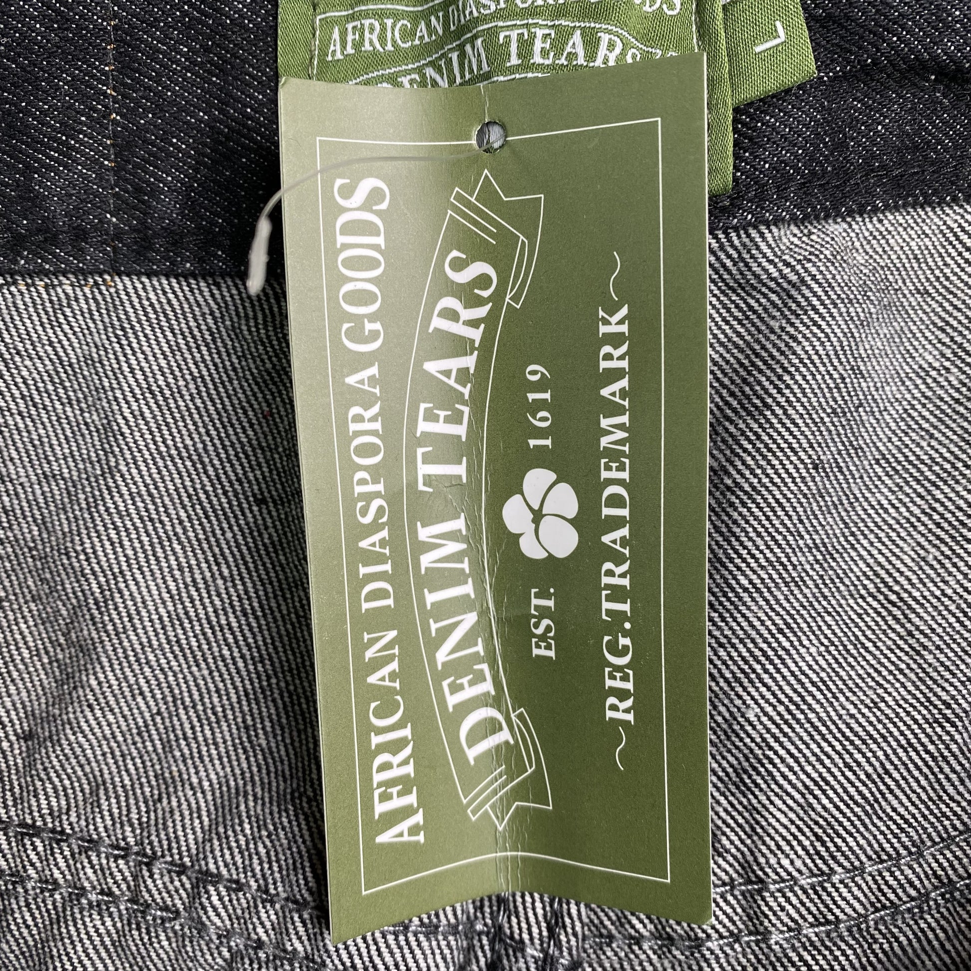 Denim Tears The Cotton Wreath Jean Short Black-Drip Store Argentina