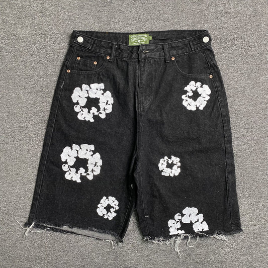 Denim Tears The Cotton Wreath Jean Short Black-Drip Store Argentina