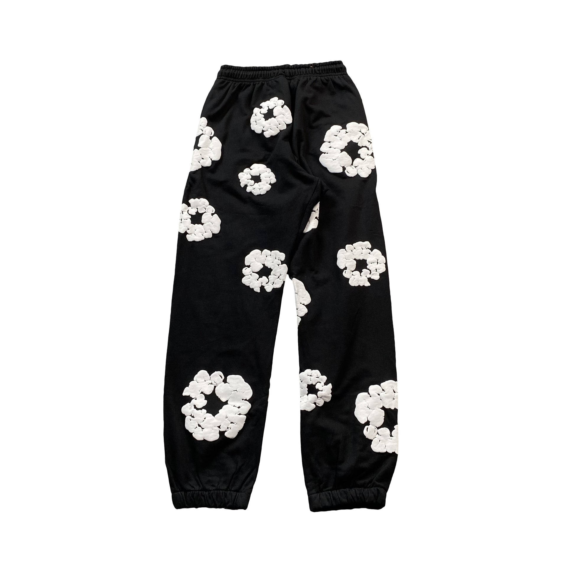 DENIM TEARS THE COTTON WREATH SWEATPANTS BLACK-Drip Store Argentina
