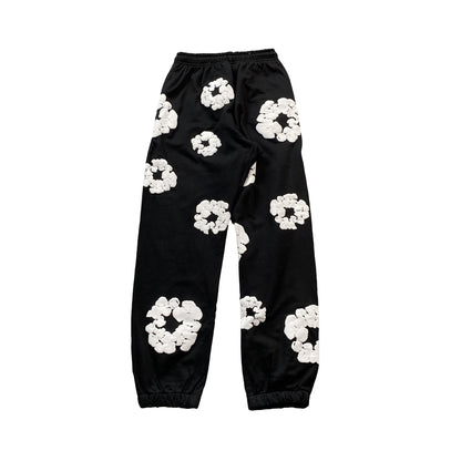 DENIM TEARS THE COTTON WREATH SWEATPANTS BLACK-Drip Store Argentina