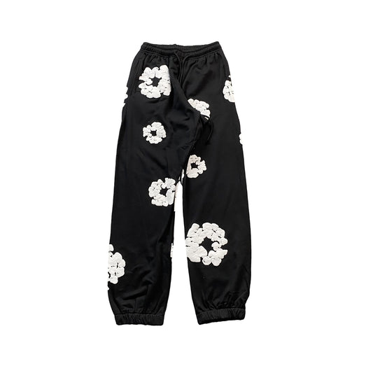 DENIM TEARS THE COTTON WREATH SWEATPANTS BLACK-Drip Store Argentina