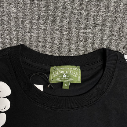 DENIM TEARS THE COTTON WREATH TEE BLACK-Drip Store Argentina