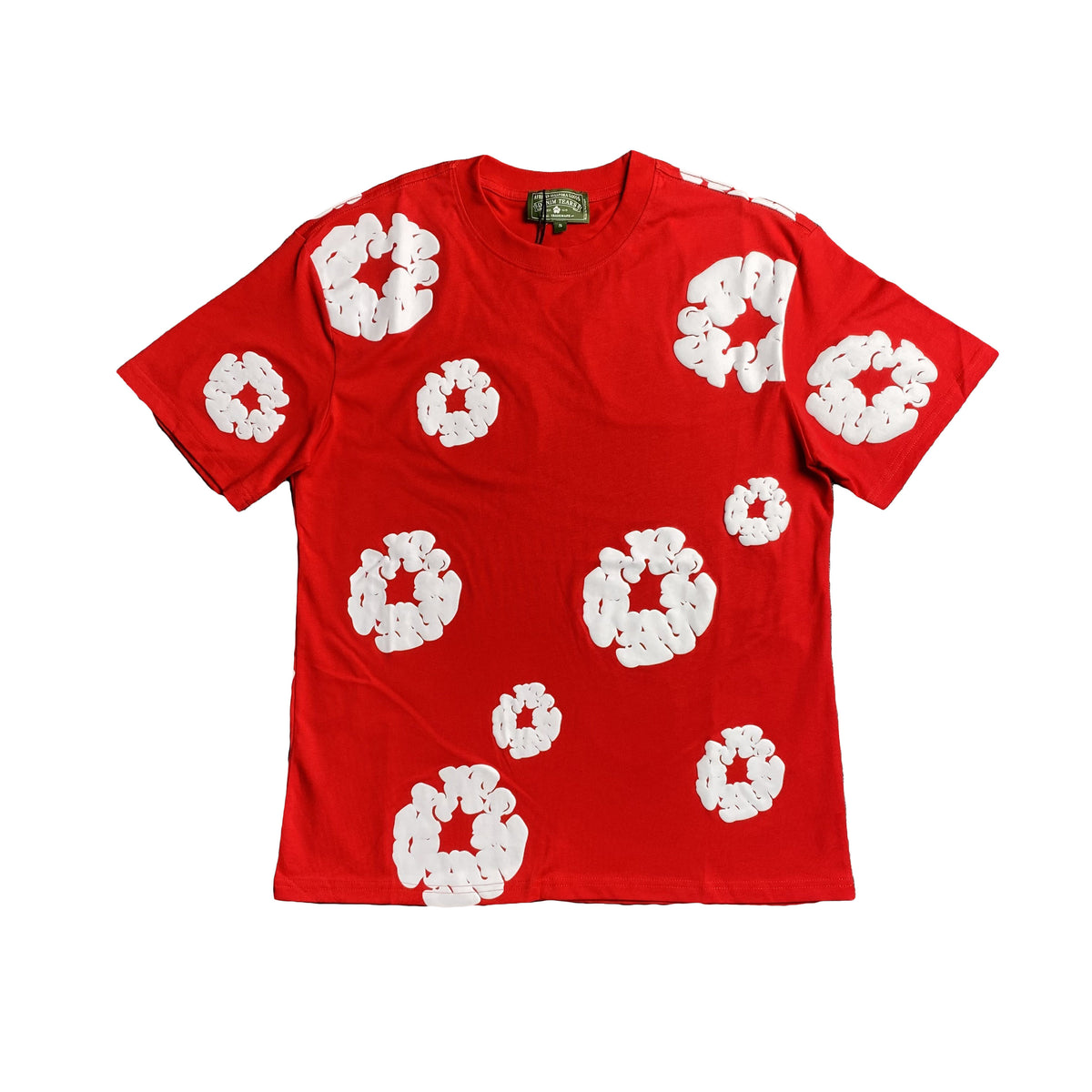 DENIM TEARS THE COTTON WREATH TEE RED - Drip Store Argentina
