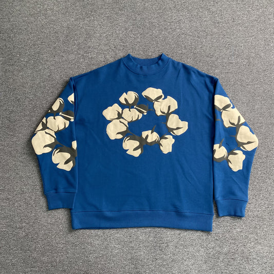 Denim Tears x CPFM Cactus Tears Crewneck Blue-Drip Store Argentina