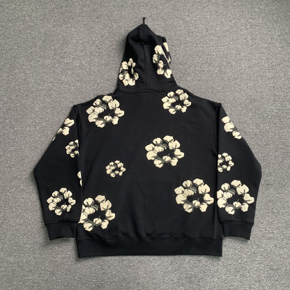 DENIM TEARS X CPFM CACTUS TEARS WREATH HOODIE BLACK-Drip Store Argentina