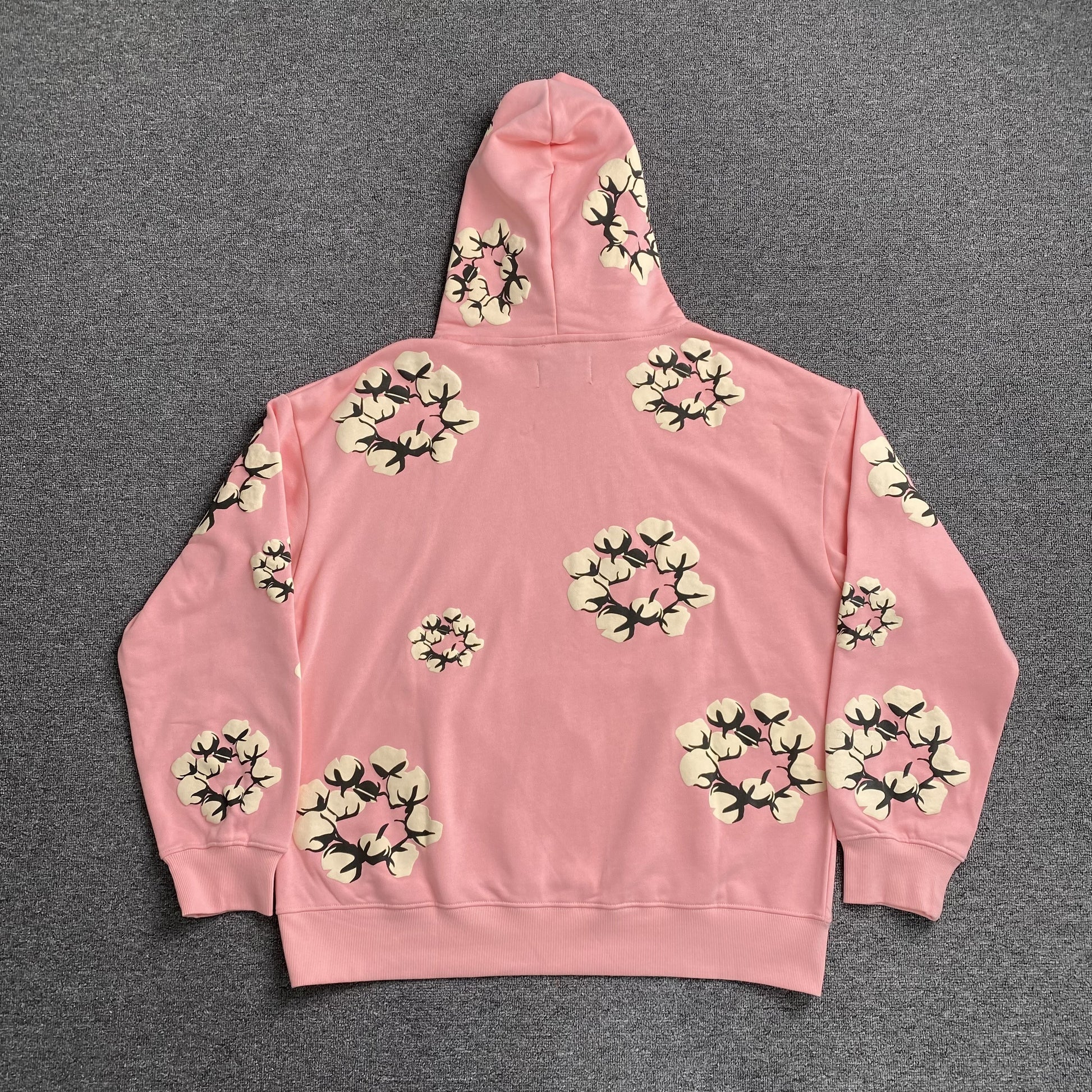 DENIM TEARS X CPFM CACTUS TEARS WREATH HOODIE PINK-Drip Store Argentina