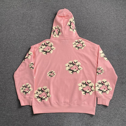 DENIM TEARS X CPFM CACTUS TEARS WREATH HOODIE PINK-Drip Store Argentina