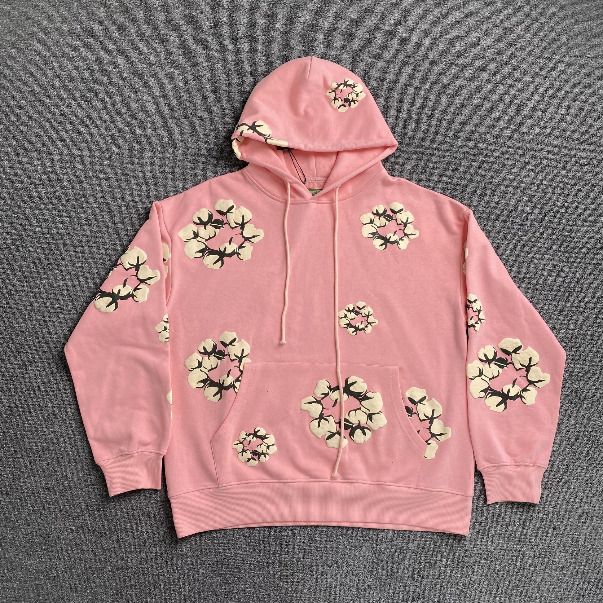 DENIM TEARS X CPFM CACTUS TEARS WREATH HOODIE PINK-Drip Store Argentina