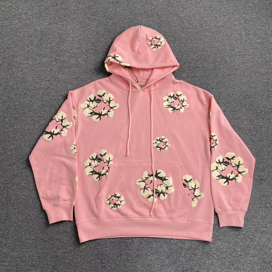 DENIM TEARS X CPFM CACTUS TEARS WREATH HOODIE PINK-Drip Store Argentina