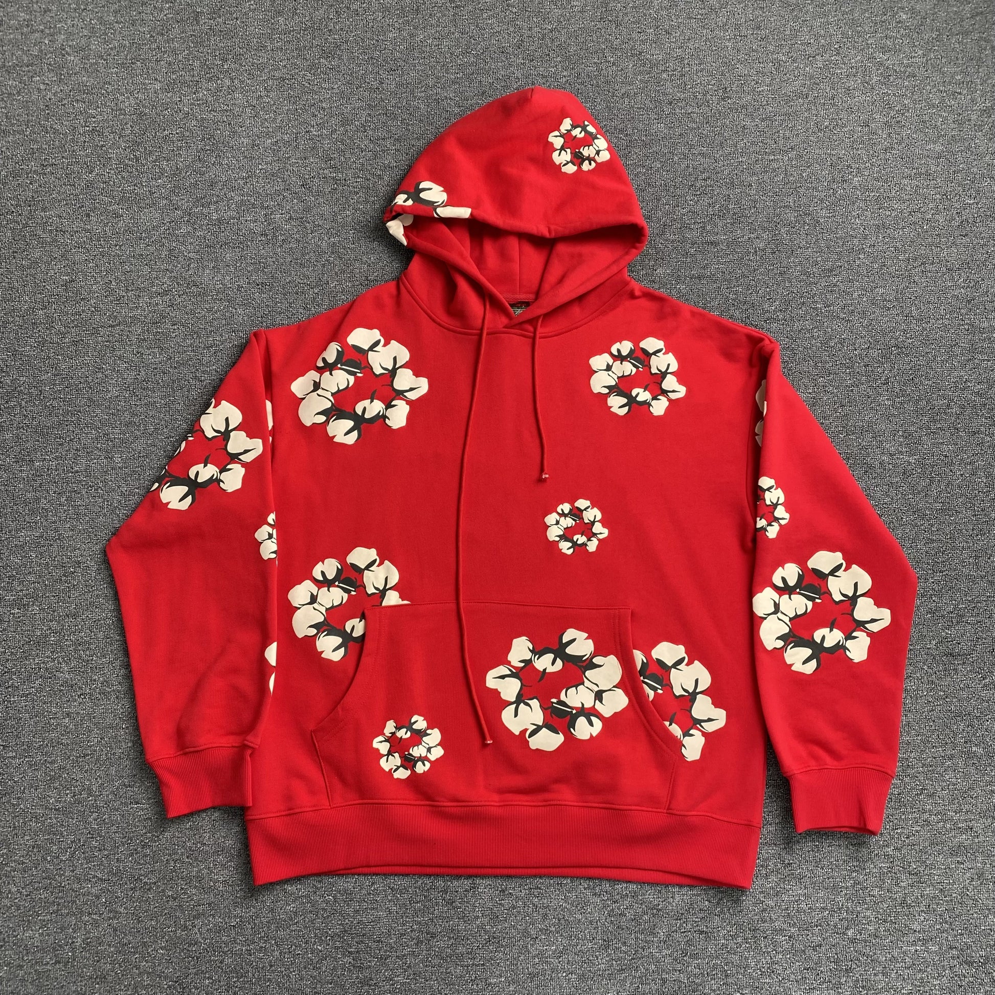 denim-tears-x-cpfm-cactus-tears-wreath-hoodie-red-Drip Store Argentina