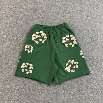 denim-tears-x-cpfm-cactus-tears-wreath-shorts-green-2-Drip Store Argentina