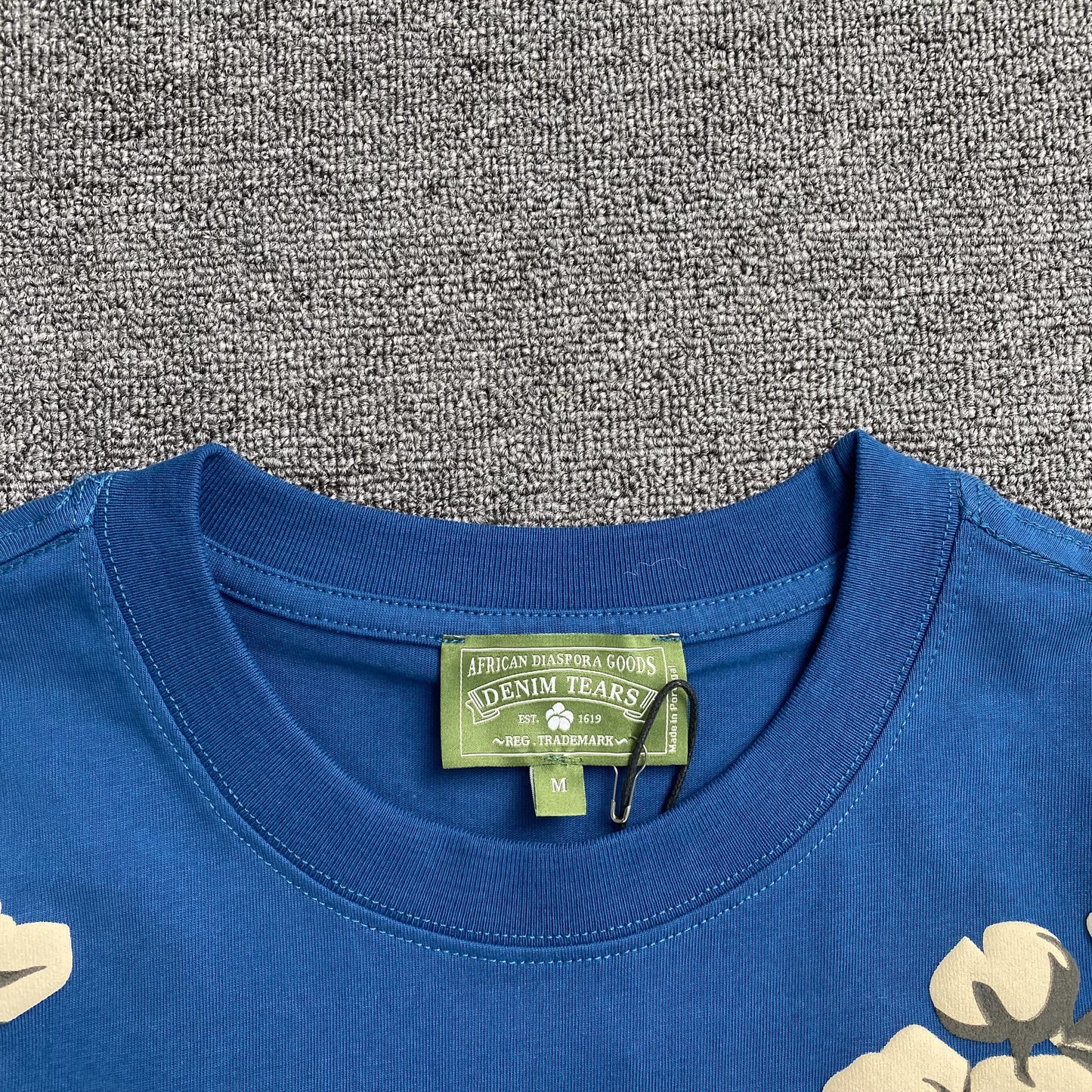 denim-tears-x-cpfm-cactus-tears-wreath-tee-blue-5-Drip Store Argentina