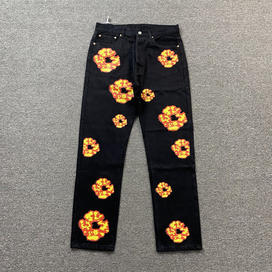 Denim Tears X Offset Wreath Jeans Black-Drip Store Argentina