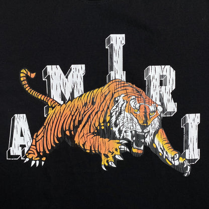 AMIRI VINTAGE TIGER TEE BLACK