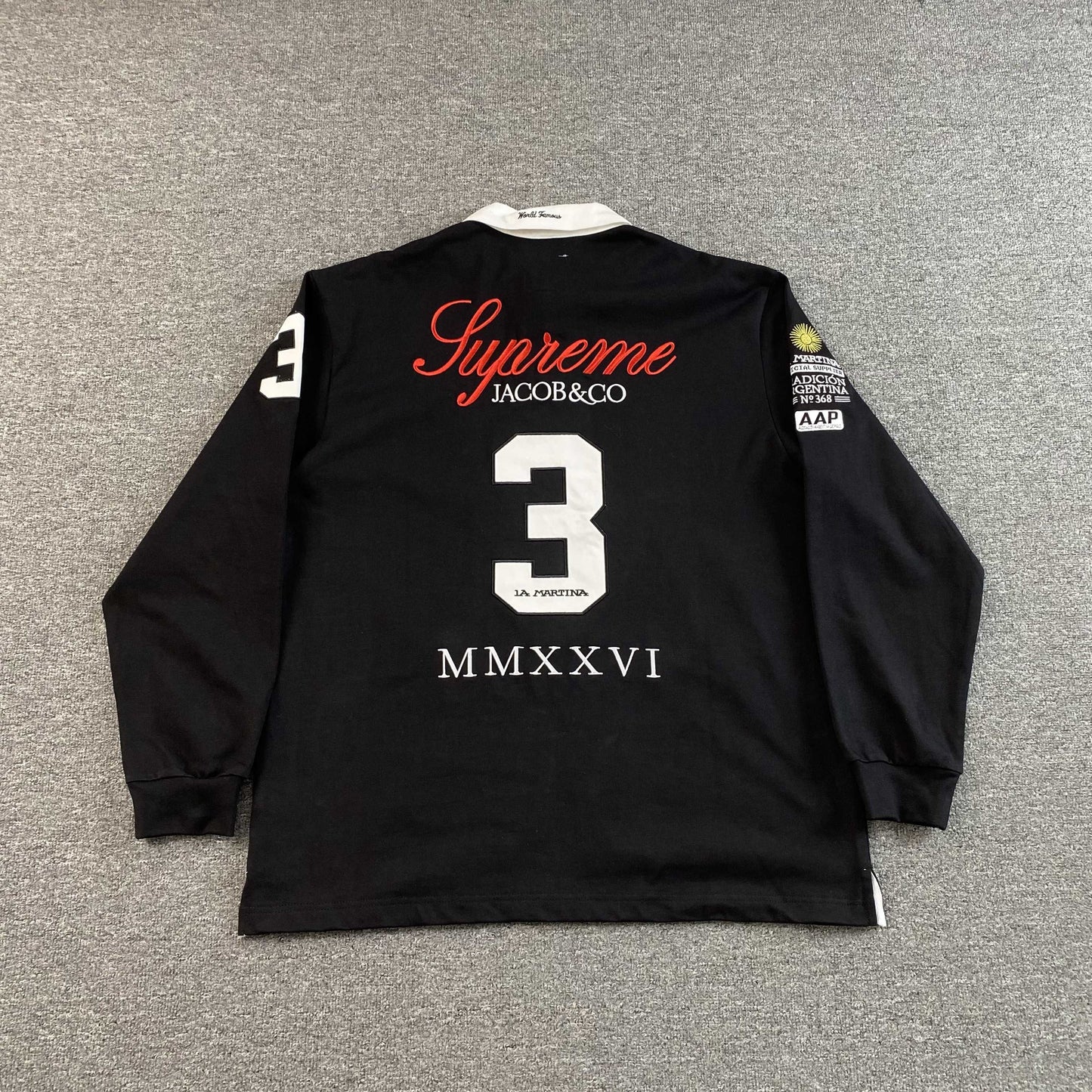 Supreme La Martina Rugby Black