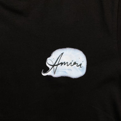 AMIRI PARADISE AIRBRUSH TEE BLACK