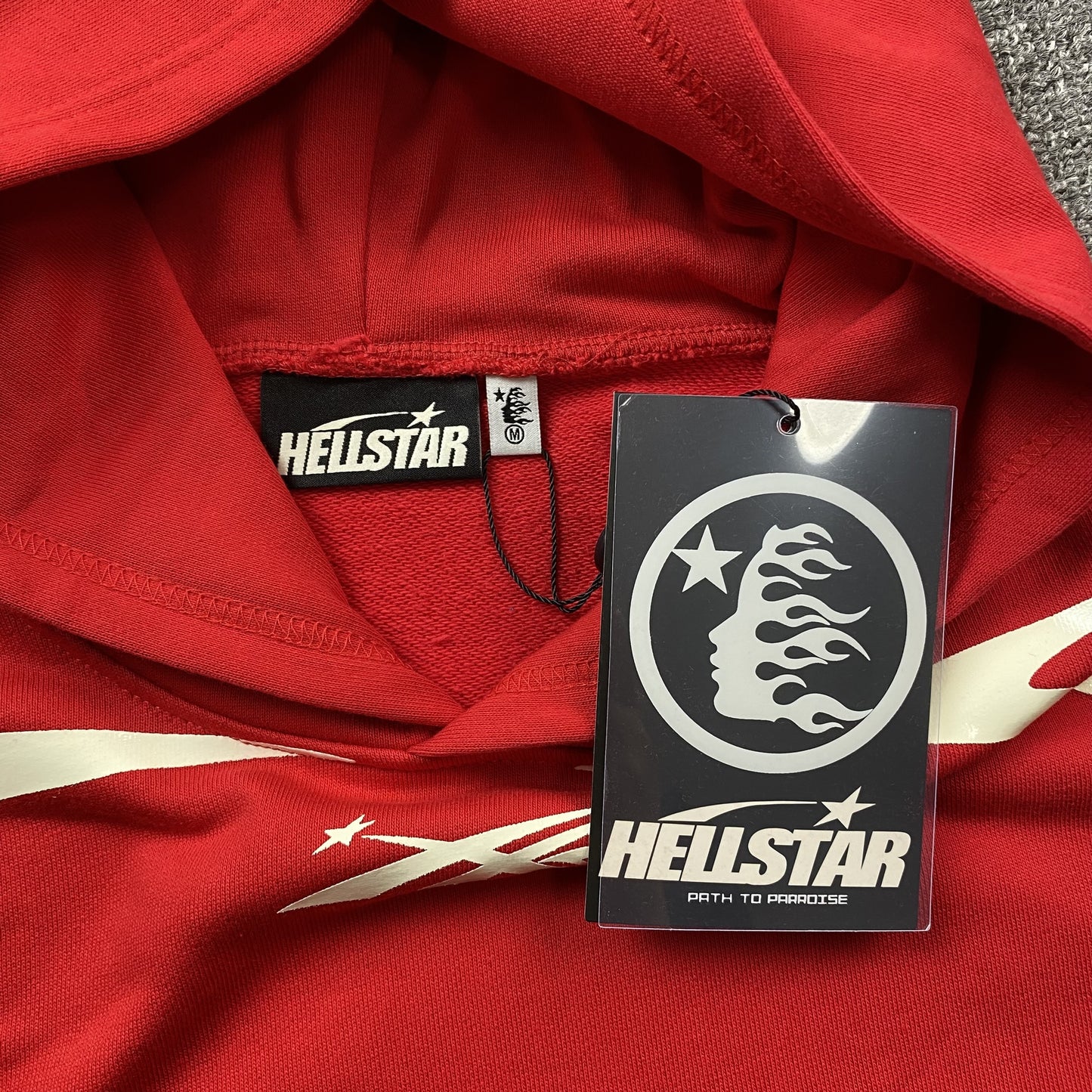 HELLSTAR SPORTS HOODIE JET RED