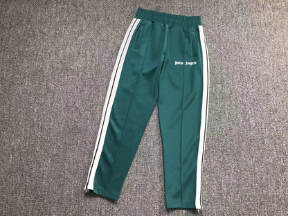 PALM ANGELS CLASSIC TRACK PANTS GREEN