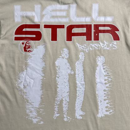 HELLSTAR MAKES YOU STRANGER TEE WHITE