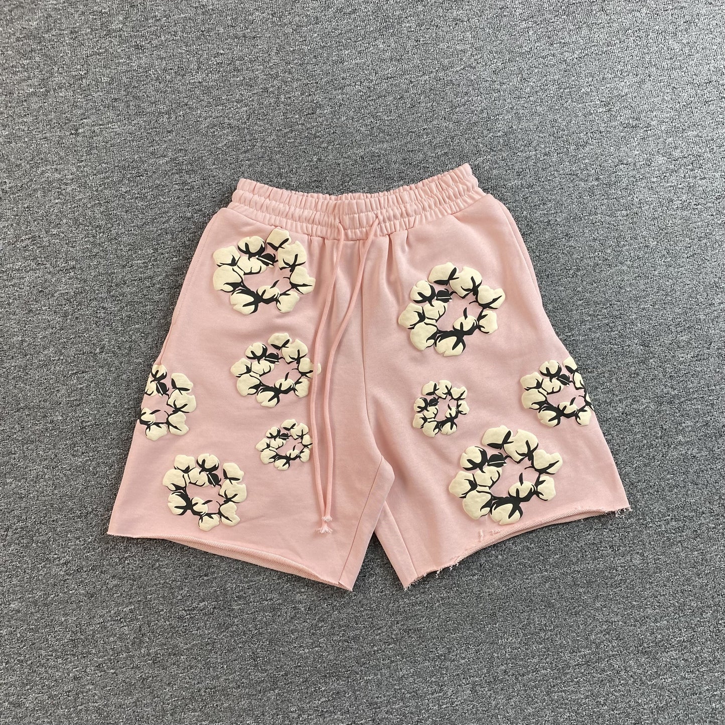 DENIM TEARS X CPFM CACTUS TEARS WREATH SHORTS PINK