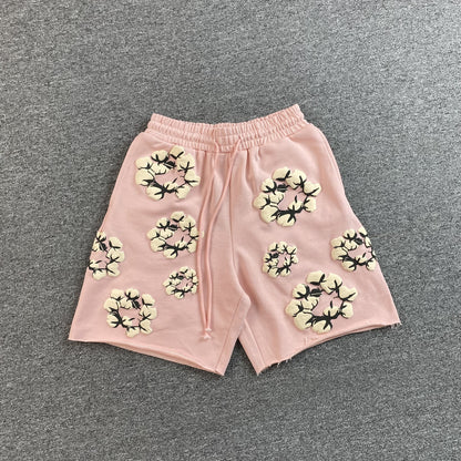 DENIM TEARS X CPFM CACTUS TEARS WREATH SHORTS PINK