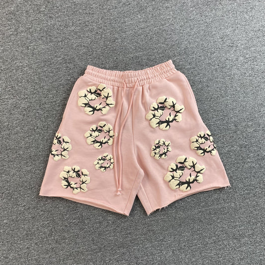 DENIM TEARS X CPFM CACTUS TEARS WREATH SHORTS PINK