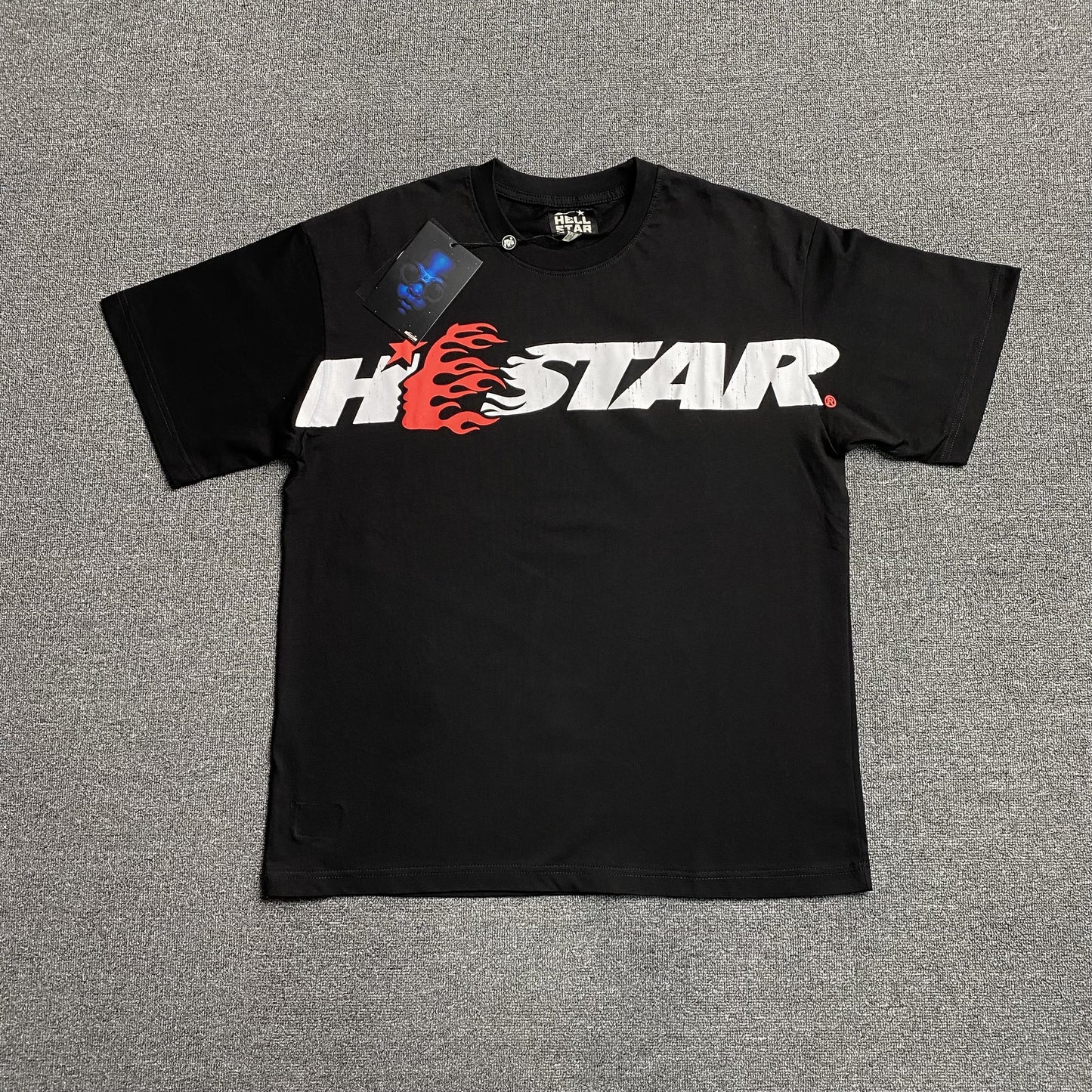 HELLSTAR STUDIOS CARTOON LOGO TEE BLACK