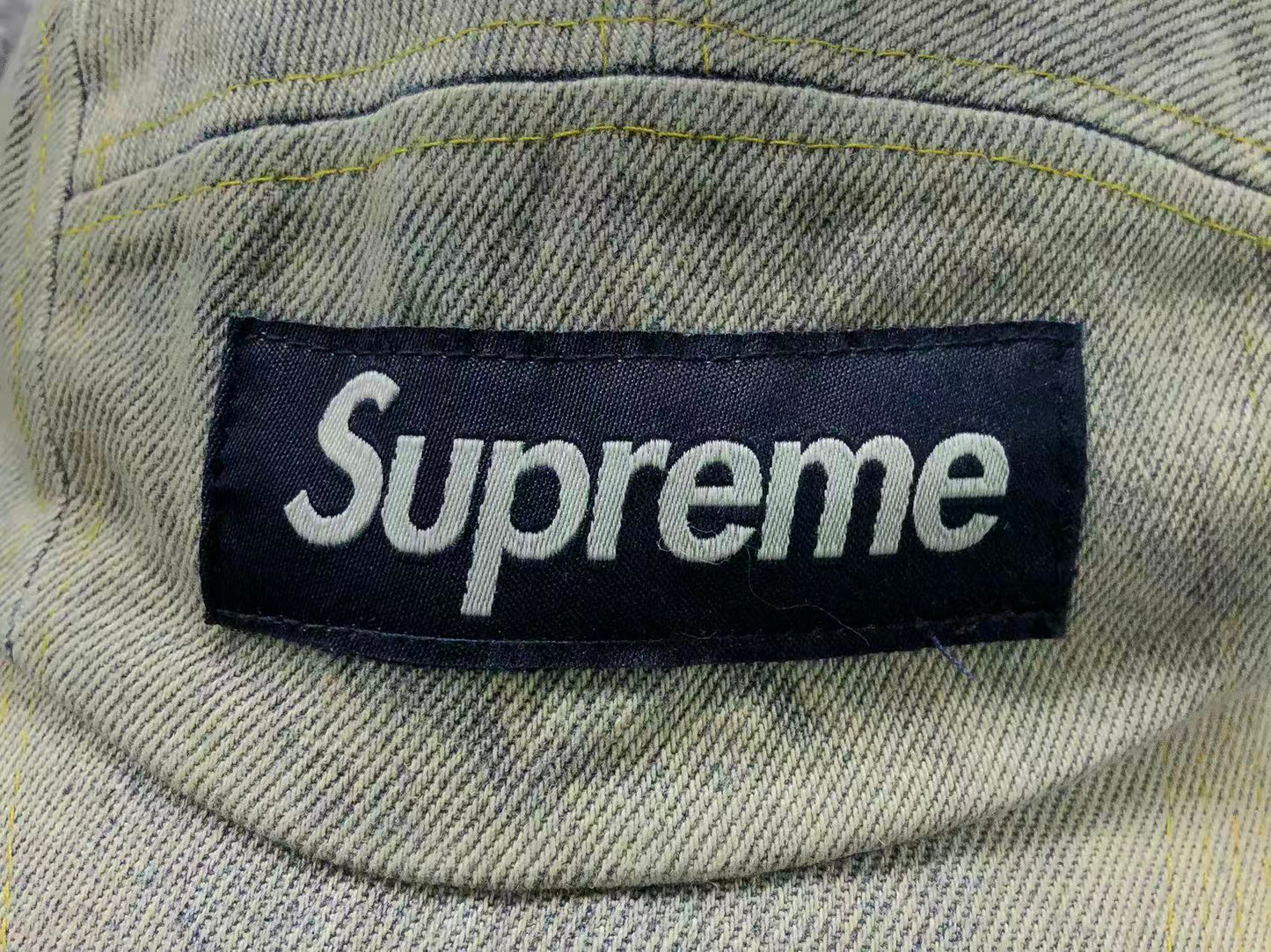 Supreme Denim Camp Cap Dirty Indigo