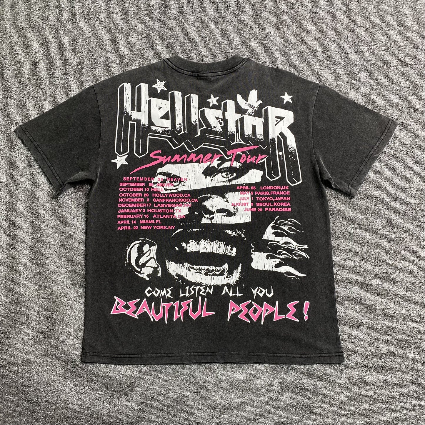 HELLSTAR TEE BLACK