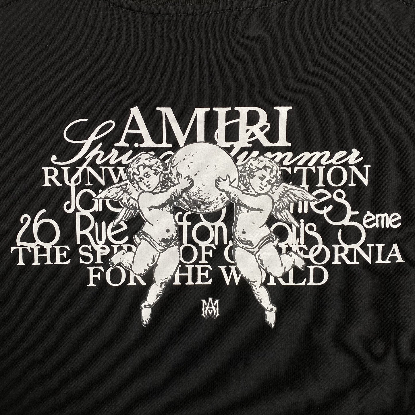 AMIRI ANGELS TEE BLACK