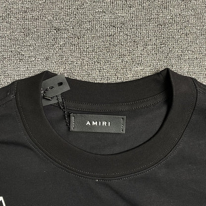 AMIRI COLLEGIATE TEE BLACK