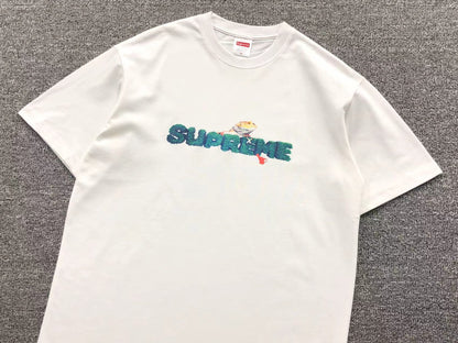 SUPREME LIZARD TEE WHITE