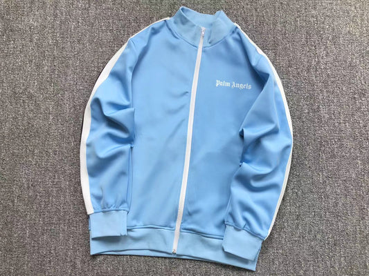 PALM ANGELS CLASSIC TRACK JACKET LIGHT BLUE