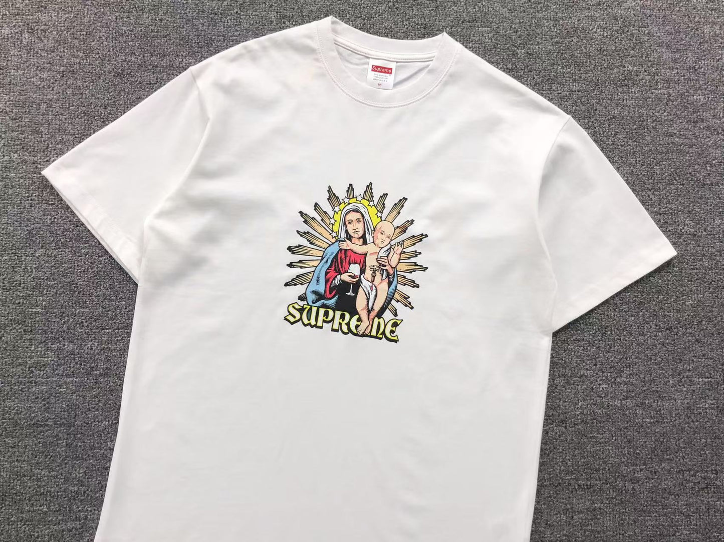 SUPREME BLOOD TEE WHITE