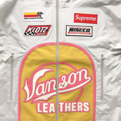 Supreme Vanson Leathers GORE-TEX Shell Jacket White