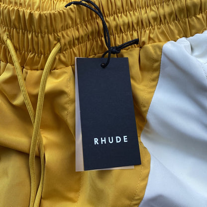 RHUDE SHORTS YELLOW