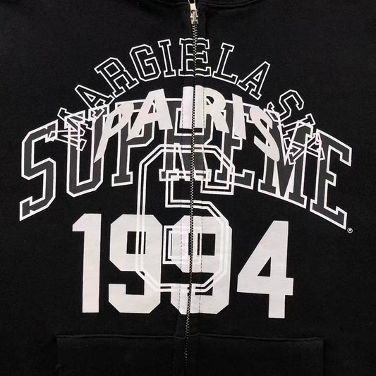 Supreme MM6 Maison Margiela Zip Up Jacket Black