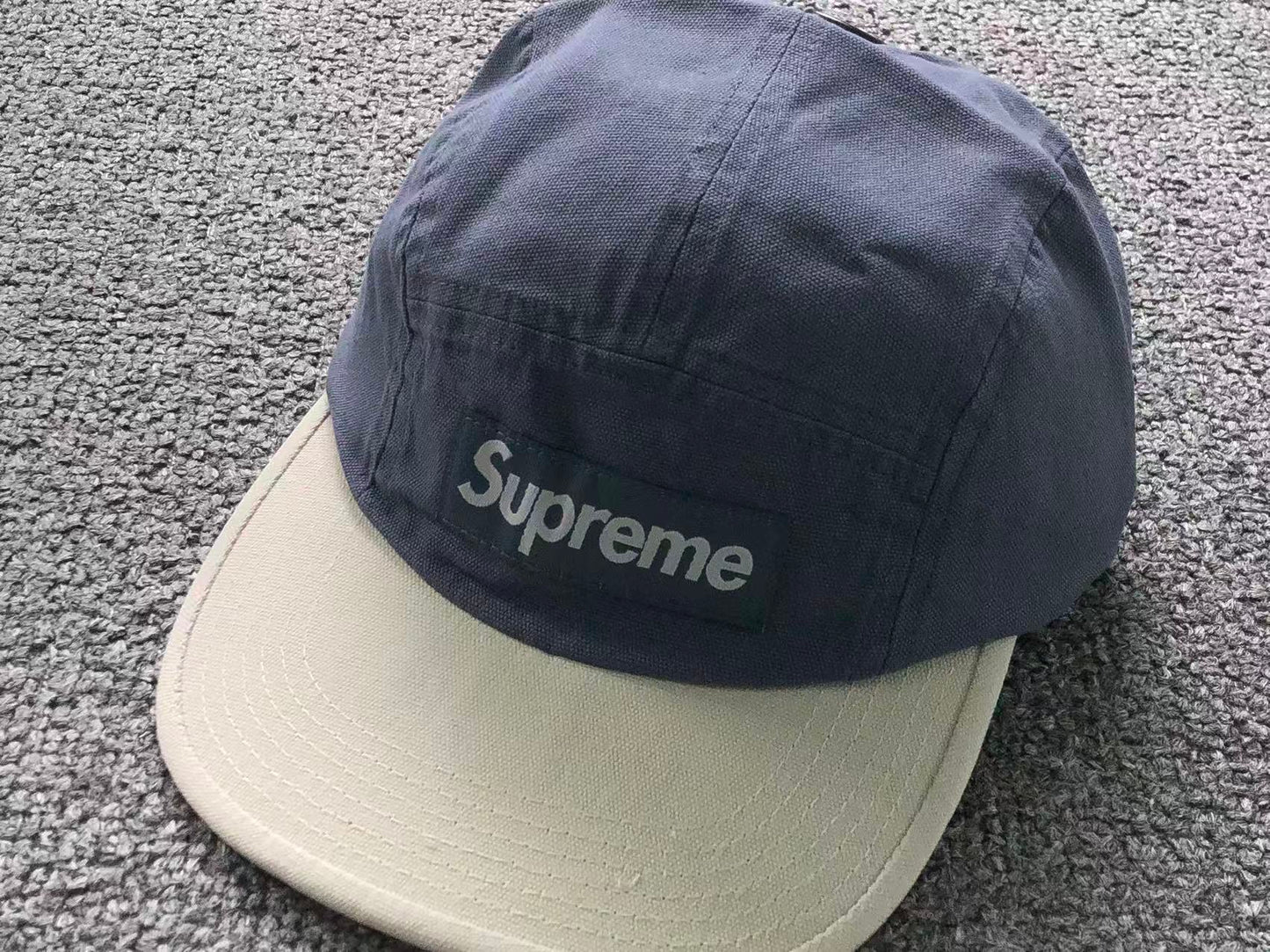Supreme Ventile Camp Cap Navy