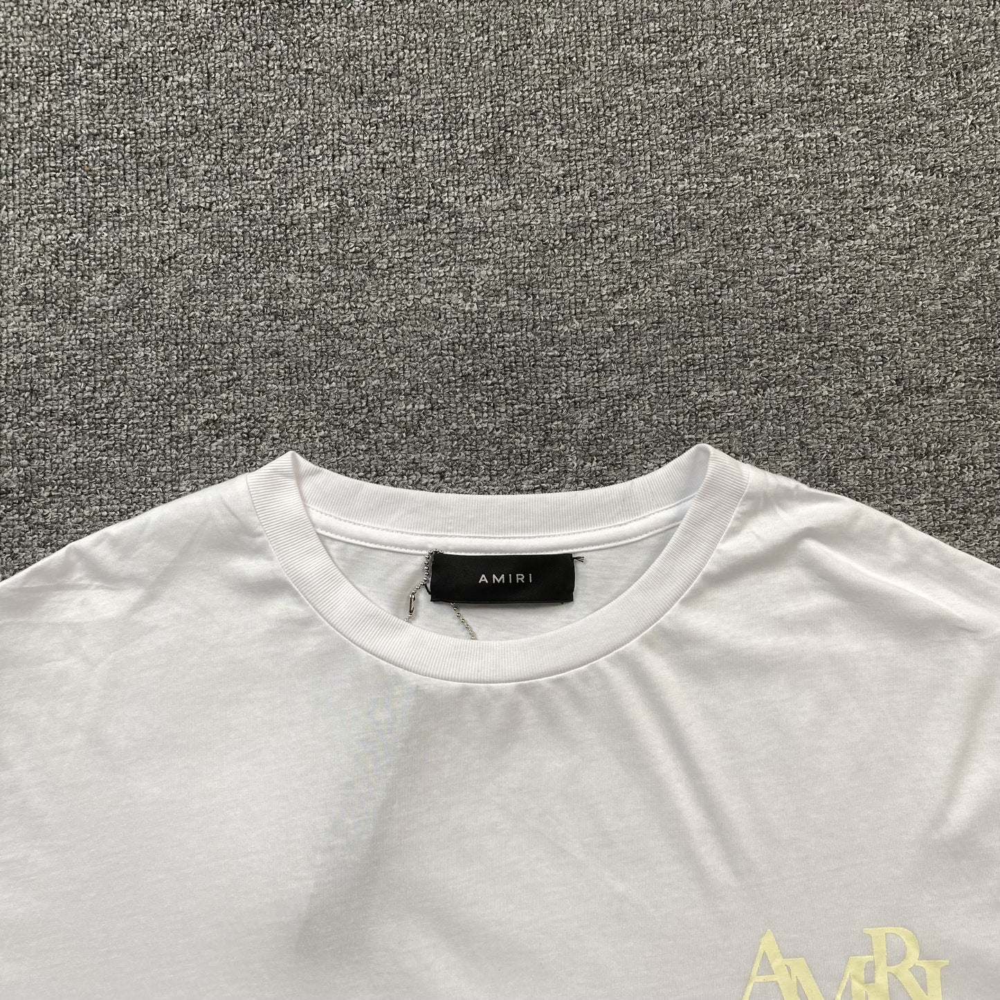 AMIRI CHAMPAGNE CRISTAL TEE WHITE