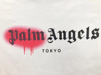 PALM ANGELS TOKYO SPRAYED TEE WHITE