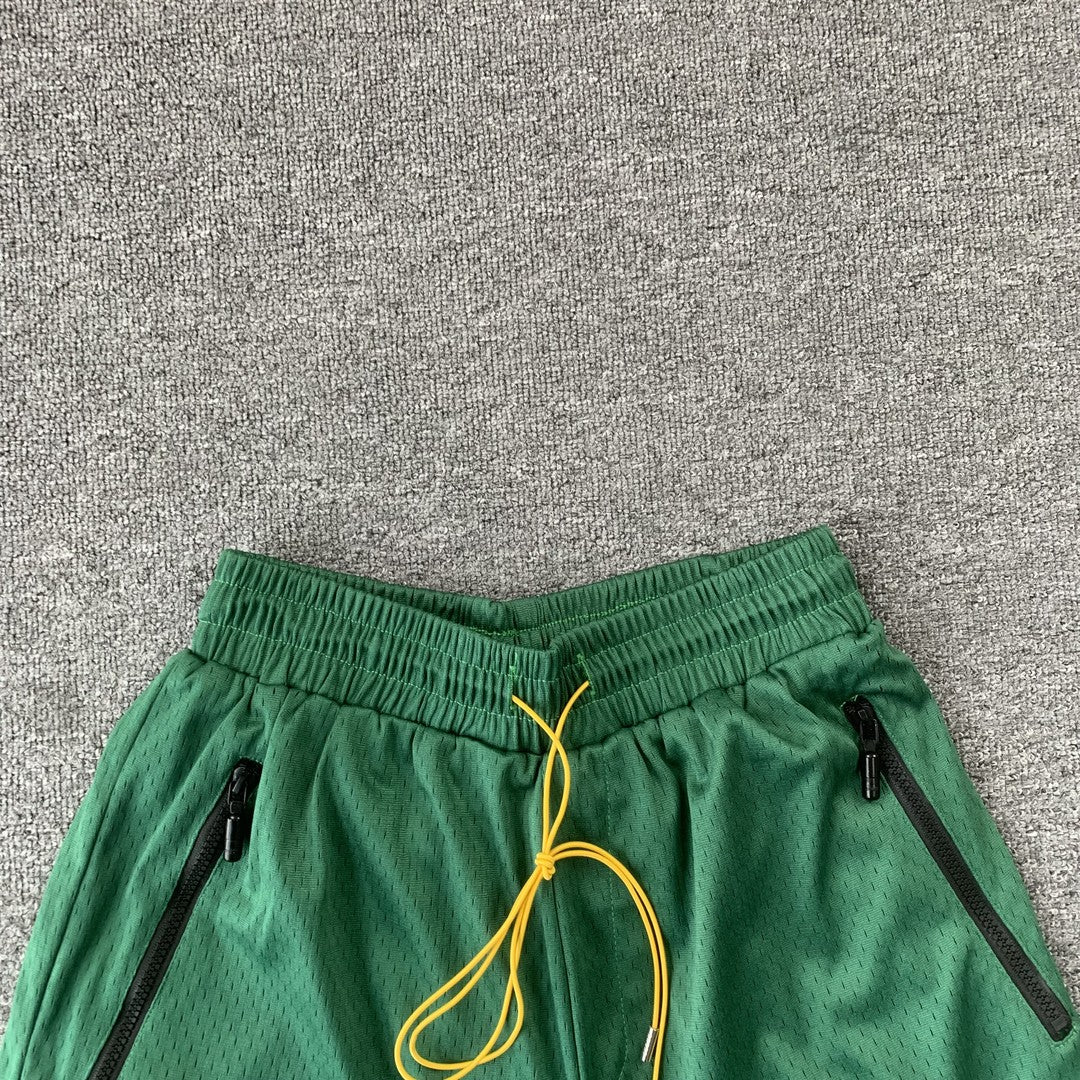 RHUDE SHORTS GREEN