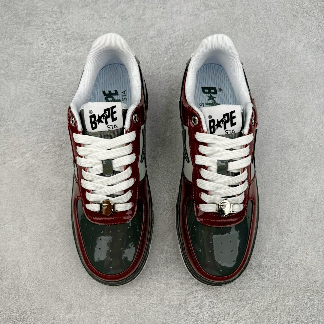 A Bathing Ape Bape Sta Nostalgic Burgundy Grey