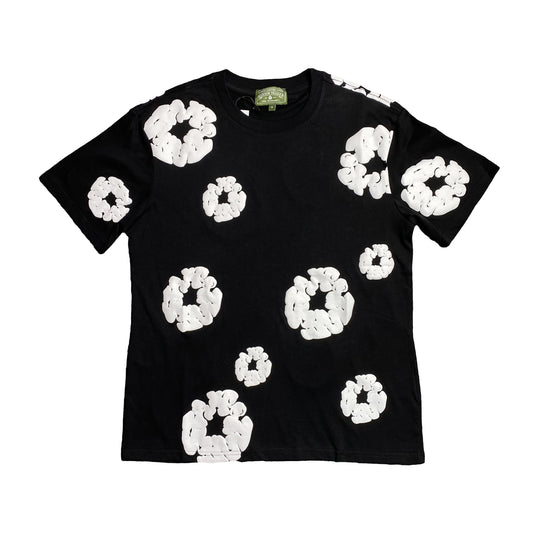 DENIM TEARS THE COTTON WREATH TEE BLACK