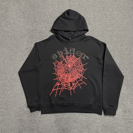 SP5DER WEB HOODIE BLACK