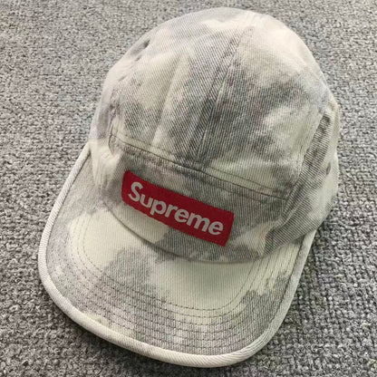 Supreme Denim Camp Cap Bleached
