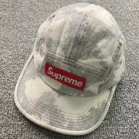 Supreme Denim Camp Cap Bleached