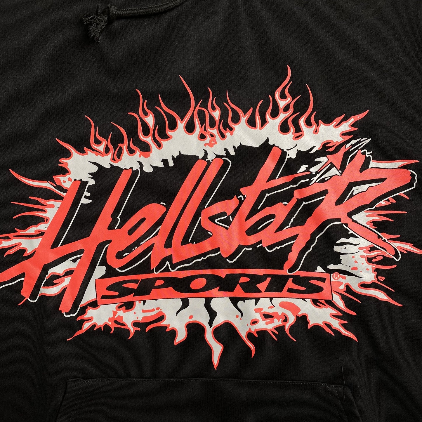 HELLSTAR SPORTS FUTURE FLAME HOODIE BLACK